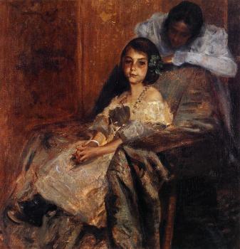 威廉 梅裡特 查斯 Dorothy and Her Sister 威廉 梅裡特 查斯 Dorothy and Her Sister